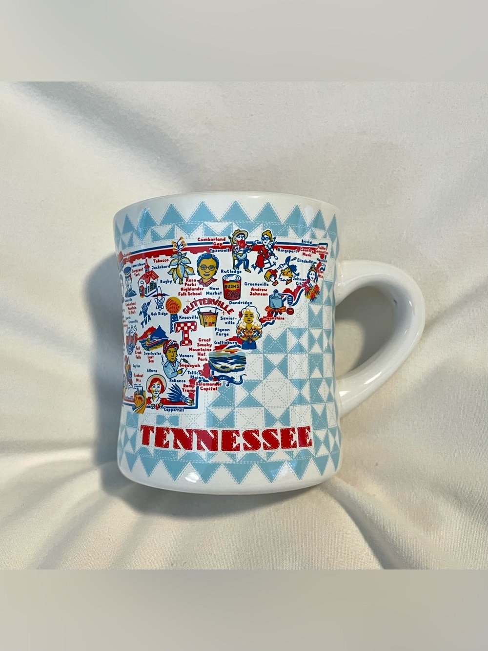 *NWOT* 180° Stoneware Coffee/Tea Mug/Cup - 2020 - Tennessee - Ceramic